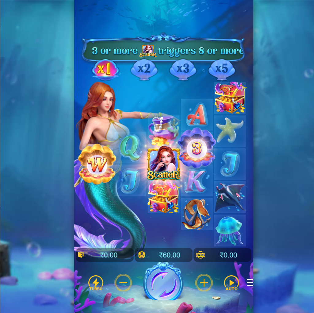 diu win explores “Mermaid Riches” and easily wins插图1 DiU Win "Mermaid Riches" game promotional image